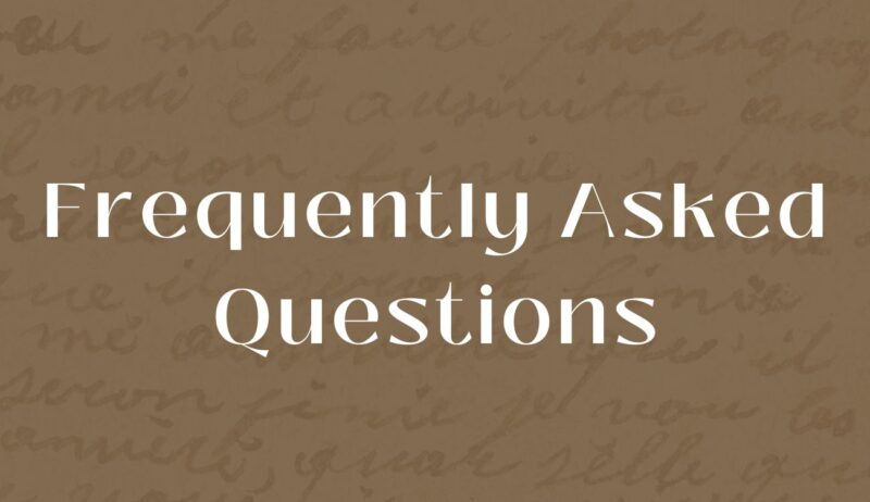 Frequently Asked Questions